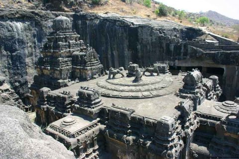 Ellora Caves Carvings and Temples