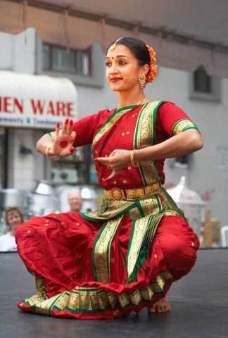 Bharatanatyam dancer